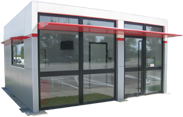 Construction modulaire vitrine