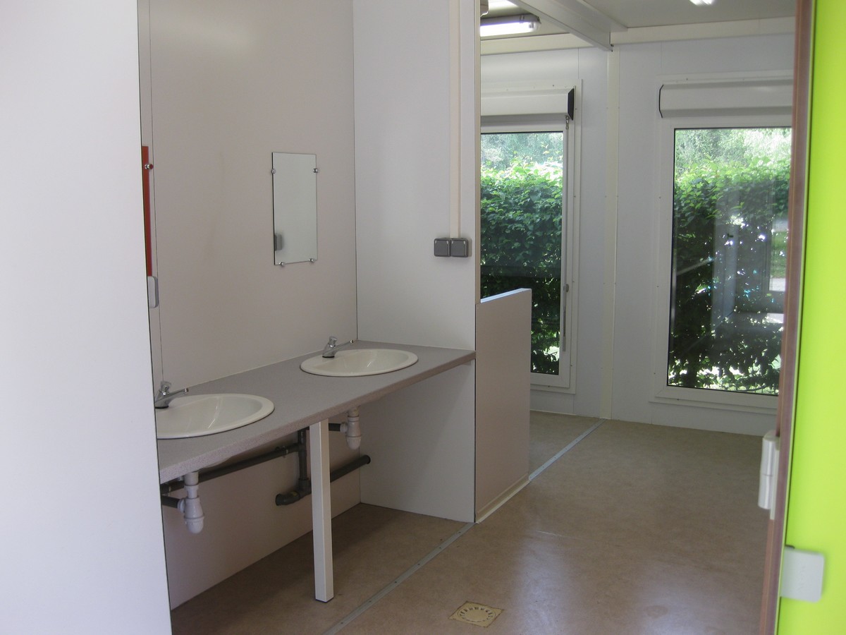 Actimodul, bungalow sanitaire