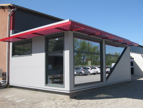 Extension bâtiment modulaire salle de réunion