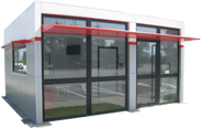 Construction modulaire vitrine