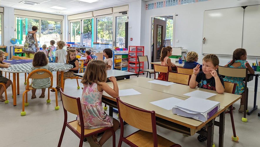 classe d'école en construction modulaire